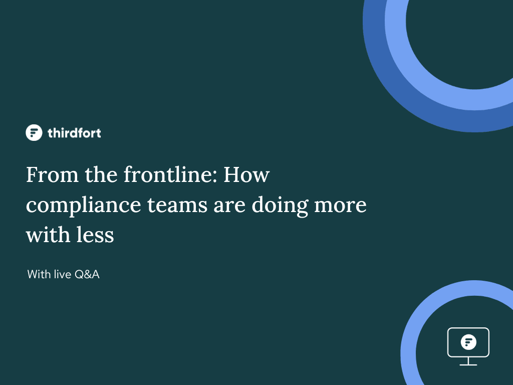 Compliance Report webinar - storyblok