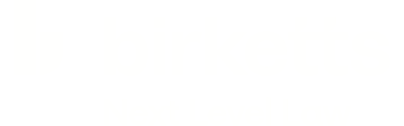 White text logo on black background: "birketts Next Level Law" with a stylized "b" icon on the left.